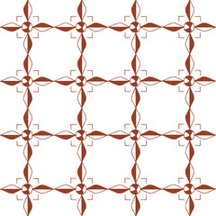 Fototapeta premium vector seamless pattern of squares, waves, lattice in Moroccan style, floral print