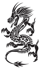 black dragon tattoo png art