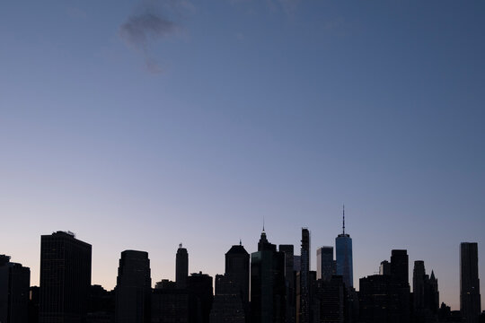 New York City skyline silhouette