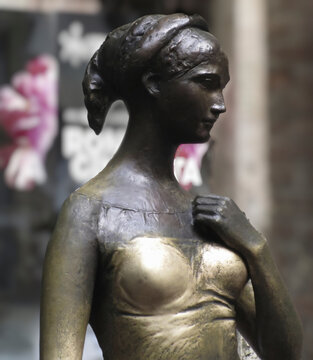 The Statue of Juliet is a bronze sculpture located in the courtyard of Juliet's House in Verona, Italy. The statue depicts Juliet, the heroine of Shakespeare's play Romeo and Juliet