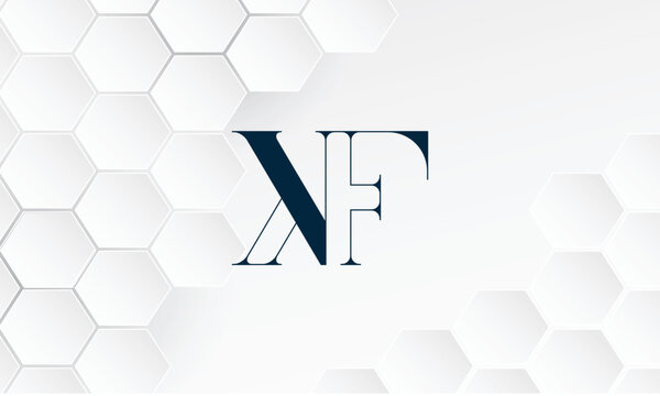 KF, FK, K, F, Abstract Letters Logo Monogram