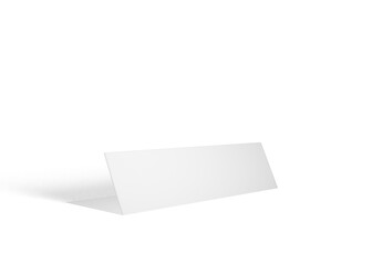 Realistic postcard mockup