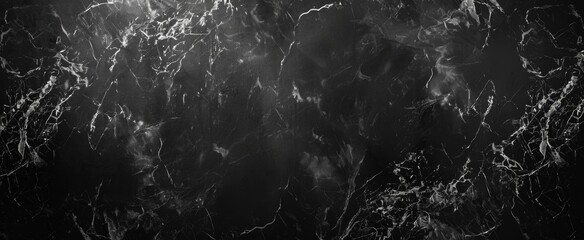 Black marble texture background, pattern for design Generative AI