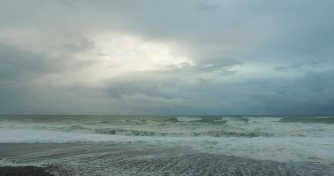 A serene and tranquil seascape