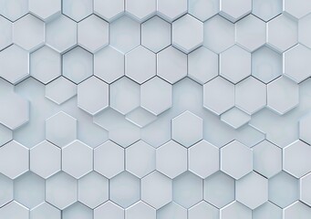 seamless pattern of hexagons