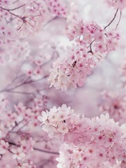 Obraz premium pink cherry blossom in spring