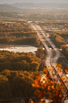 Overlooking the Great River Road