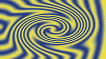 Fototapeta na wymiar blue and yellow spiral