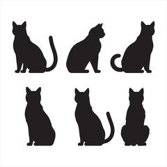 A black silhouette Nala cat set
