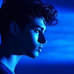 portrait of a person head eye silhouette person people black style