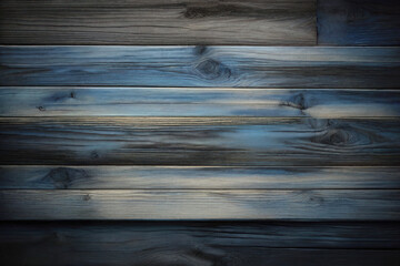 Dark Blue and Black and Grey wood wall wooden plank board texture background with grains and structures