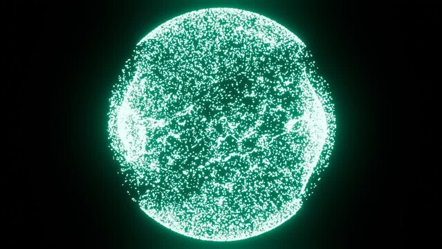 Abstract Motion Background Shining Light Stars Particles Loop
