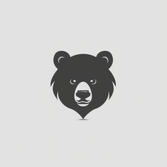 bear Logo Illustration logo icon сreated with Generative Ai