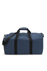 close up outdoor accessories custom nylon adjustable shoulder strap bag with zipper, gym bag for equipment, sports gear, scuba and travel bag, duffle bag isolated on white background. marble blue 