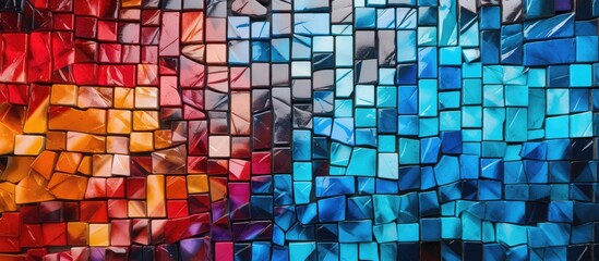 Abstract mosaic design for various creative uses
