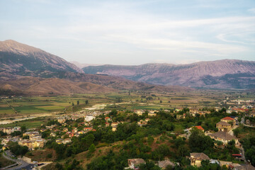 Obraz premium Historical UNESCO protected town of Gjirocaster , Southern Albania