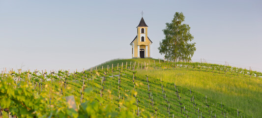 Dreisiebnerkapelle, Karnerberg,  Südsteirische Weinstrasse, Windische Bühel, Steiermark,...