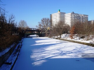 Fototapeta na wymiar Impressionen vom Winter in Berlin