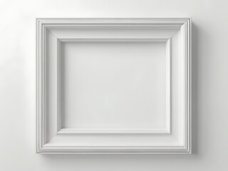 Picture Frame on White Background