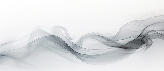 A closeup of grey smoke on a white background, resembling a monochrome landscape drawing. The subtle slopes and intricate patterns create a beautiful piece of art