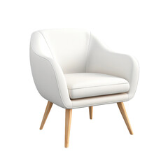 Naklejka premium armchair isolated on white background