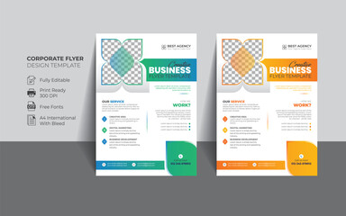 Creative Flyer Template Vector