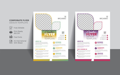 Creative Flyer Template Vector