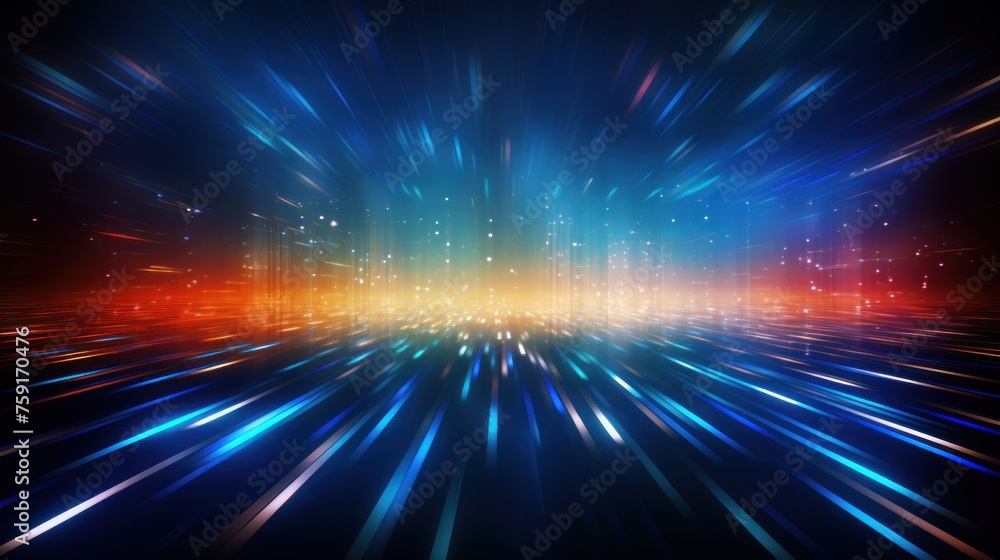 Canvas Prints abstract background that represents the limitless possibilities and horizons of it technology in the