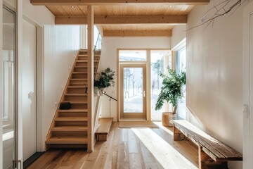 Obraz premium apartment with a white sofa