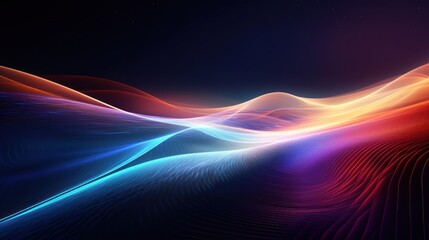Abstract background that represents the limitless possibilities and horizons of IT technology in the future, pushing the boundaries of innovation