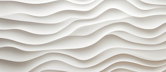 A close up of a beige wall with woodlike waves resembling aeolian landforms. The pattern created mimics the geological phenomenon of sand dunes in a desert landscape