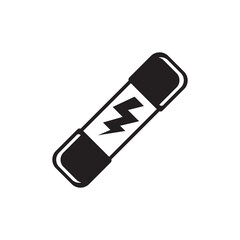 electrical fuse icon vector illustration design template