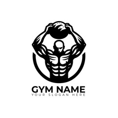 Fitness graphic design, fit icon draw logo
