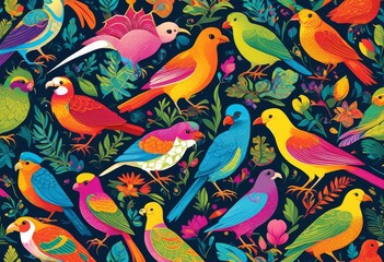 Obraz premium exotic, bird, species, unique, wallpaper, collection, pet, background, wildlife, colorful, animal, picture, wild, adorable, diverse, unusual, variety, illustration, image