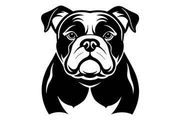 bulldog vector illustration