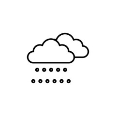 
snowfall icon, can be edited
 vector icon.Perfect for web and app interfaces, presentations, infographics, etc
