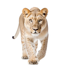 Obraz premium lion cub isolated on white
