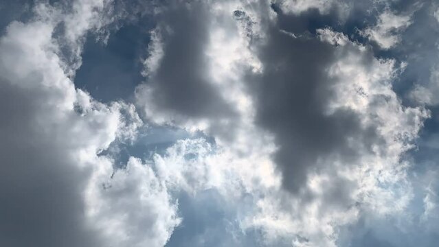 time lapse of clouds in the sky