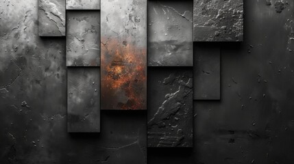 Gradient abstract gray background