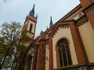 Front view of Innsbruck church (Austria)