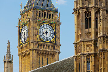 Westminster Palace, Big Ben, London, England, Großbritannien