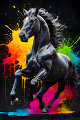 Obraz na płótnie Canvas statue of the horse