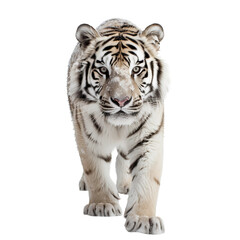isolated white tiger

