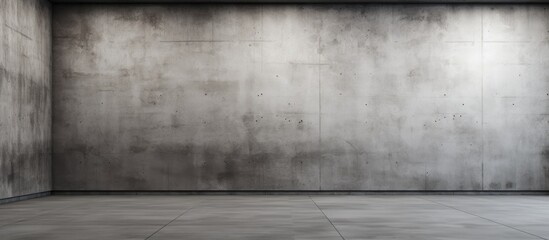 Empty Concrete Room Interior Background 