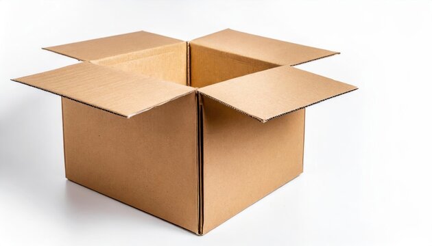 box package delivery cardboard carton . high quality photo. white background