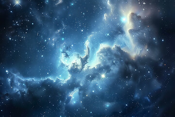 Obraz na płótnie Canvas Large Cluster of Stars in the Sky