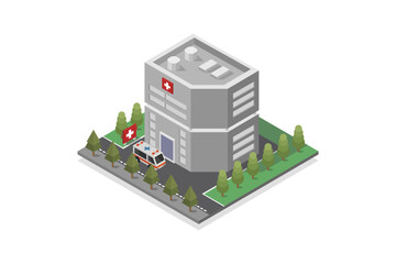 Isometric hospital