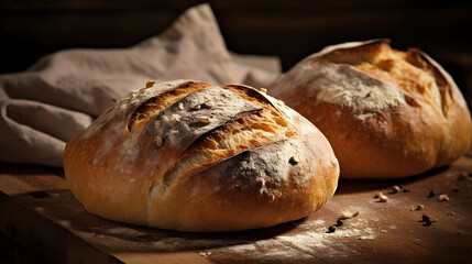 freshly baked bread