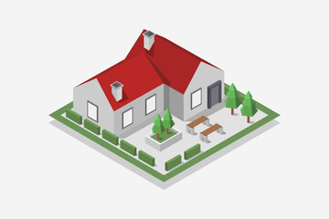 Isometric isometric house