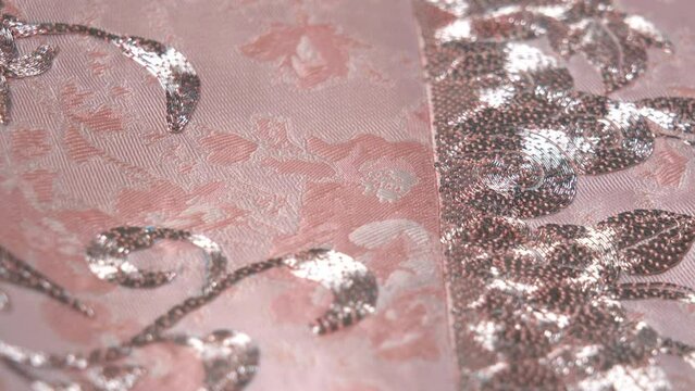 Close-up of Chinese traditional embroidery 